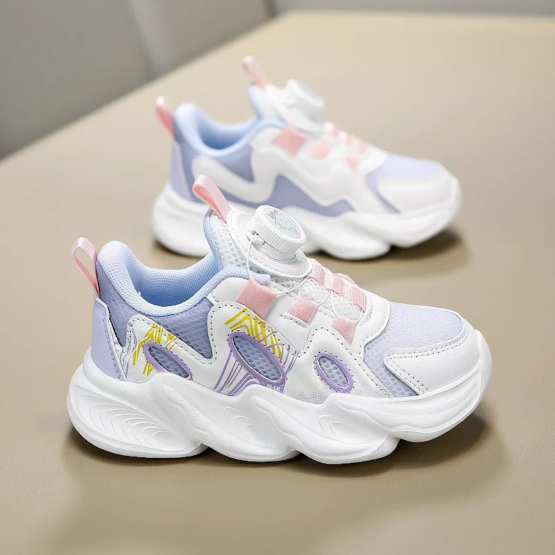 

2025 New Low Cut Childrens Sports Shoes Lightweight Comfortable Versatile Running Shoes Outdoor Campus Fashion Casual Shoes