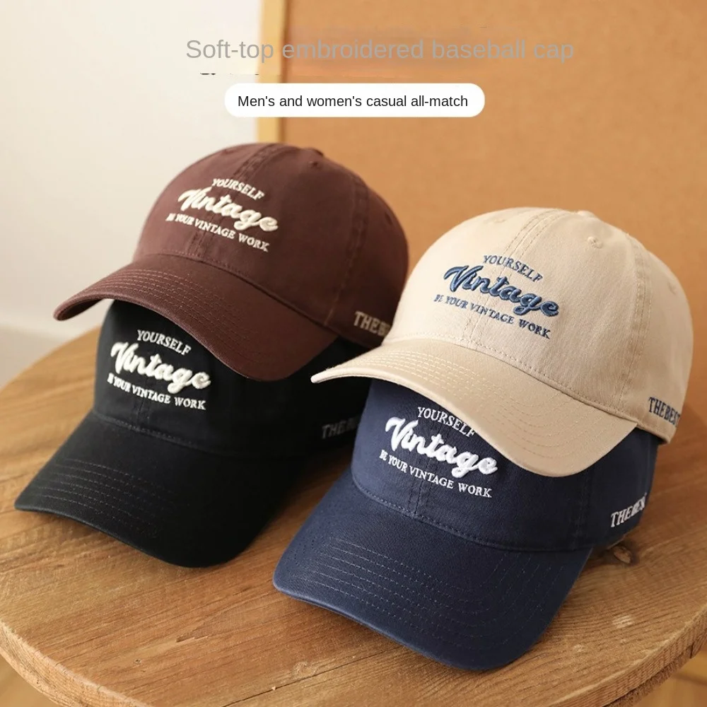 

Fashion Wide Brim Baseball Cap Letter Embroidered Breathable Snapback Hat Adjustable Trucker Hat Outdoor Sports