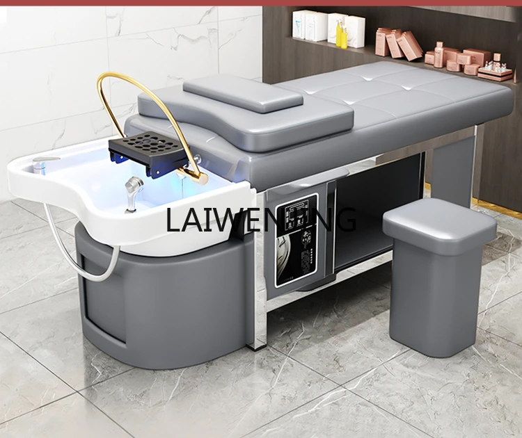 SGF ceramic basin head treatment bed barber shop special massage water circulation fumigation