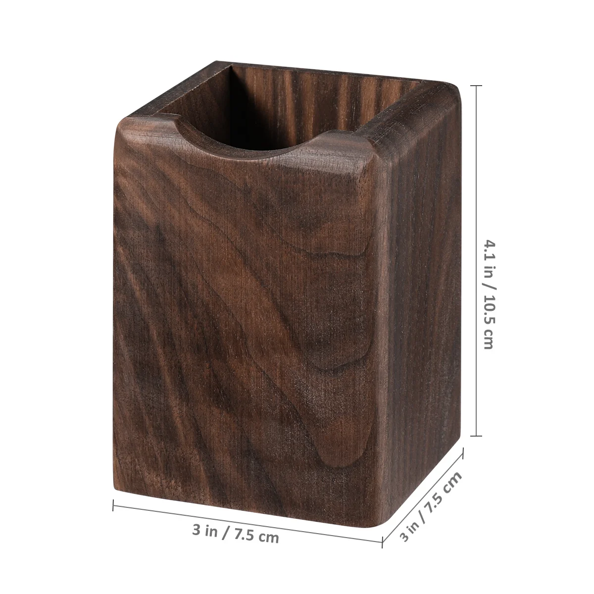 

Pen Holder Black Walnut Desk Organizer Desk Organizer For Stationery Pencil Storage Desktop Cup Box Container