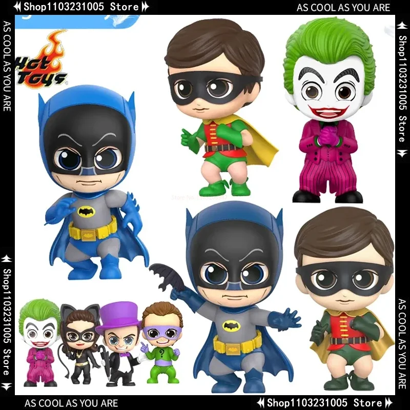 

100% Original Hottoys Cosbaby Robin The Joker Batman Forever Movie Character Model Collection Artwork Q Version Toy Gift