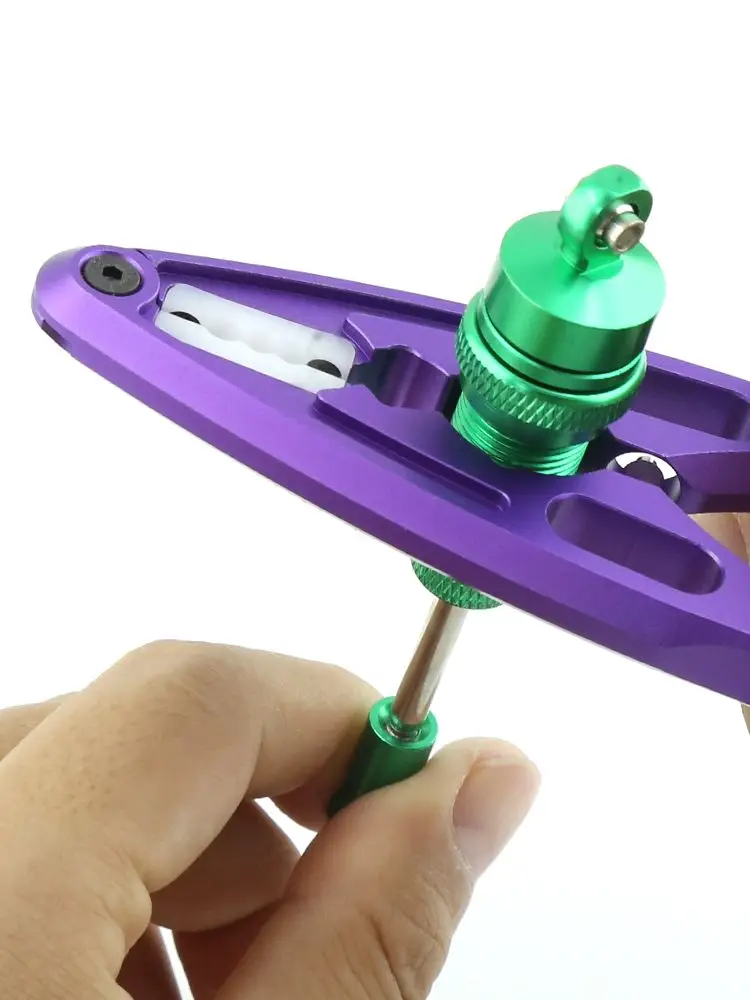 1pc 6 IN 1 Metall Stoßdämpfer Zangen Stange Ball Clamp Multi-funktion Werkzeug für 1/8 1/10 RC Crawler auto 94111 Traxxas Axial XV01