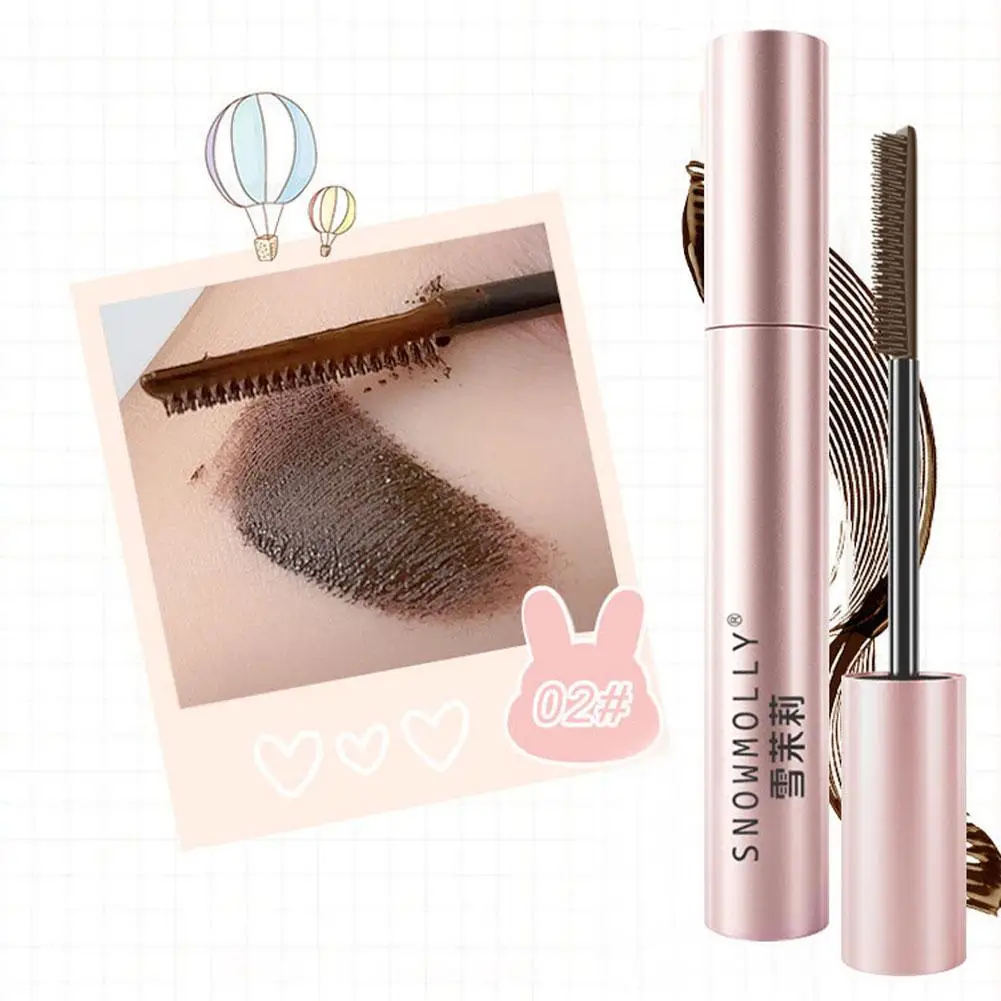 Curling Mascara Wimpern Kamm Mascara Auge schwarz braun Wimpern dicke wasserdichte Verlängerung schlanke Detail Pinsel Verlängerung la h6t8