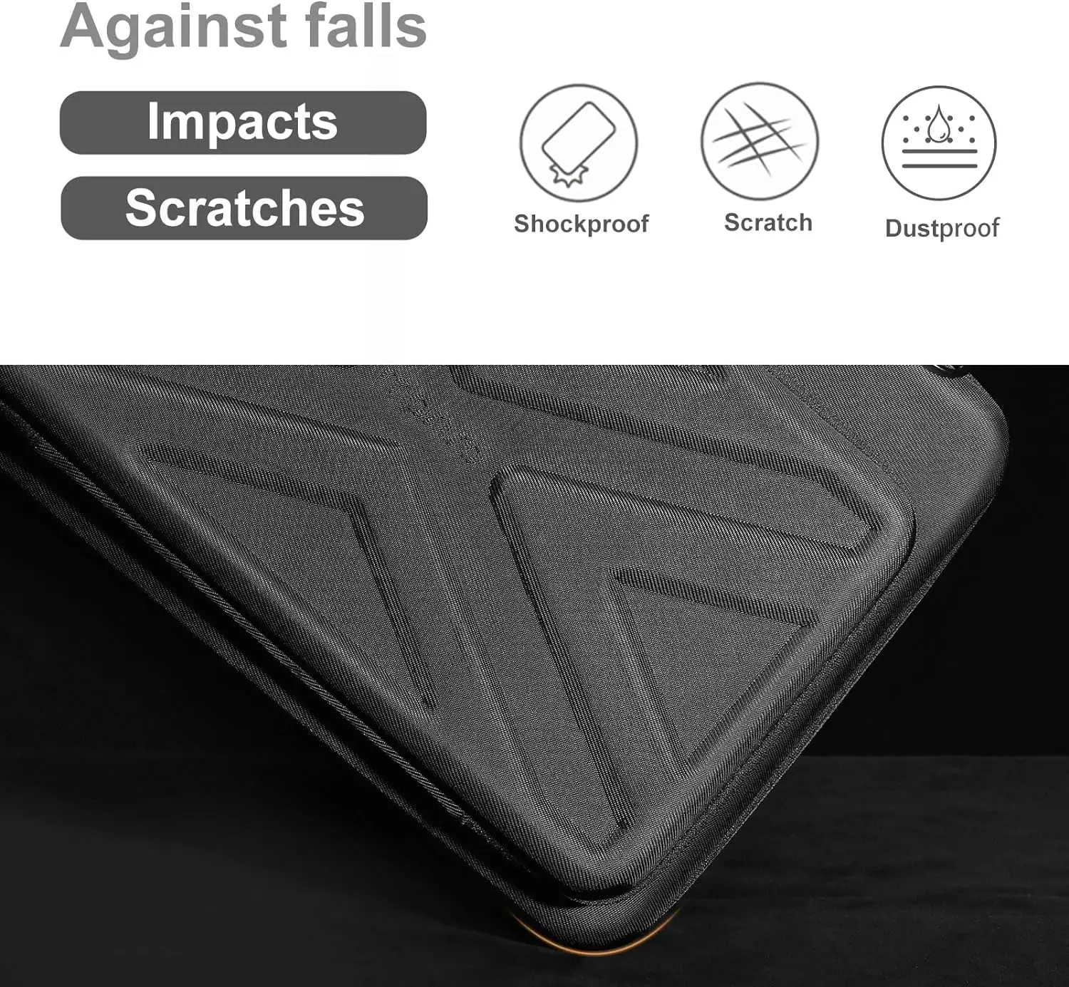 13 14 15 16 17 inch Hard Shell Laptop Case for Macbook Air Pro M1 M2 M3 HP Dell Lenovo Asus Notebook Waterproof Shoulder Bag