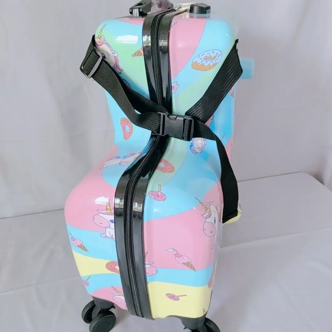 22-Inch cycling cases, children aged 3-8 can sit on universal wheels, silent wheels, burden-reducing travel cases, gift boxes.