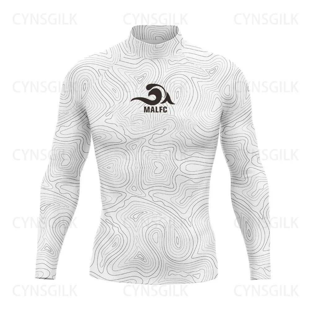 MALFC Rash guard for men Surfing Clothes Swimsuit Rashguard Surf Wear UPF 50 Water Sport Long Sleeve T-shirt Swimwear snorkeling