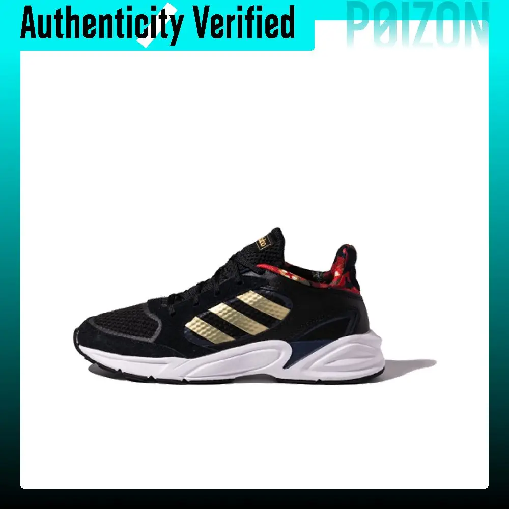 Adidas Neo 90S VALASION Mesh Slip Resistant Lightweight Non slip Lightweight Low top Casual Running Shoes Unisex FW4644