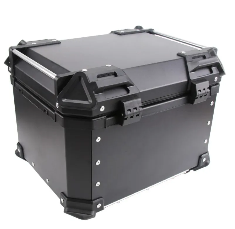 

45L/55 L Motorcycle Trunk Luggage Top Case Aluminum Alloy Box Motorcycle Tail Boxs Accesorios Para Moto Exterior Accessories