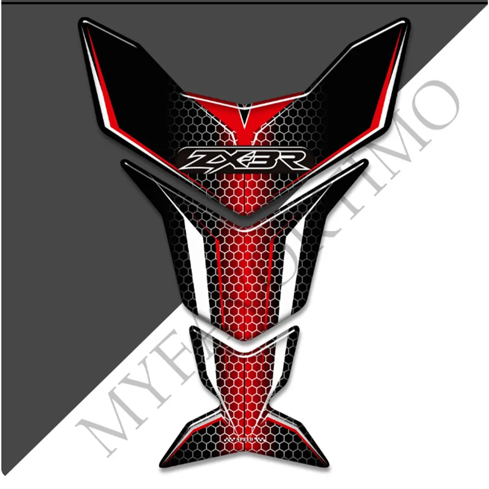 

Наклейки на бак мотоцикла, наклейки, эмблема, логотип, защита для газа, мазута, комплект колена для Kawasaki Ninja ZX3R ZX 3R ZX-3R 300