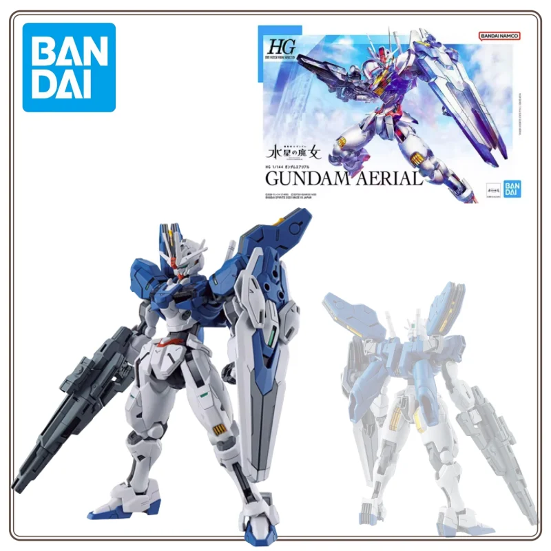 متوفر في المخزون بانداي HG 1/144 جاندام إعادة بناء الجوي Bugur-beu الساحرة من ميركوري جاندام Gunpla أطقم منمذجة أصلية #1