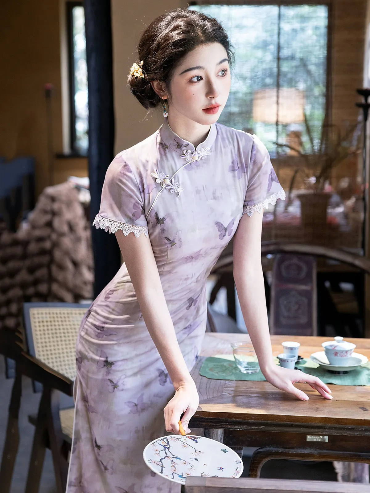 

Ele Young Women's Purple Dr Daily Wear Comfortable Breathable Lightweight Polyester Fiber ort Sve Long ...