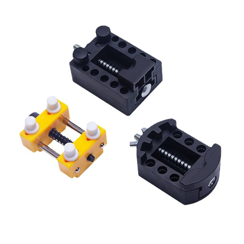 Watch Repair Tool Accessories Holder Take Clamp Fixer Plastic Rubber Seat Pocket Battery Replacement Maintenance Fixed Base