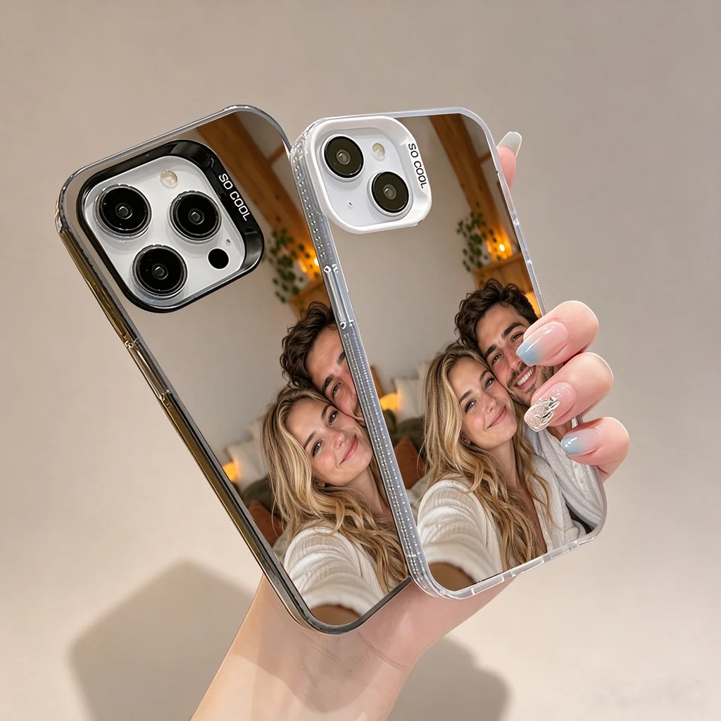 Cadeau pour couples et familles, coque personnalisée avec photo DIY pour iPhone 18 17 Air 16 e 15 14 13 12 11 XS XR X 8 7 Pro Max Plus Mini SE, coque IMD