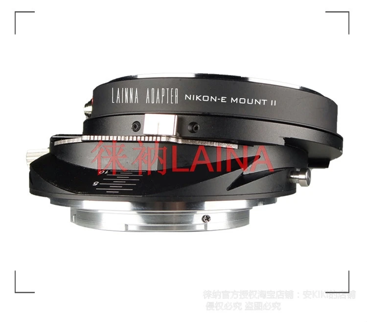 AI-NEX Tilt&Shift 2nd Generation Lens Adapter Ring For Nikon AI F Mount Lens To Sony E FE NEX A7R Mirrorless Camera