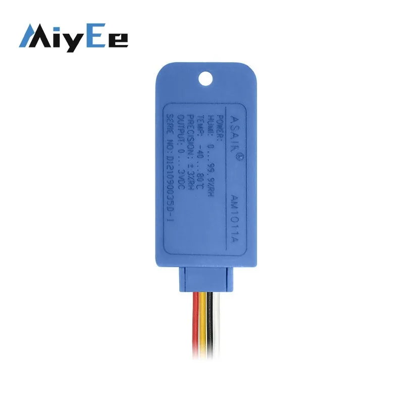 5PCS ASAIR AM1011A Analog Temp and Humidity Sensor -40 to 80°C and 0-99.9% RH Range Analog Voltage
