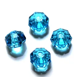 100pcs 4x6mm Czech Loose NEW Rondelle Crystal Beads For Jewelry Making Diy Needlework Multi Colors Spacer Glass Bead Wholesale