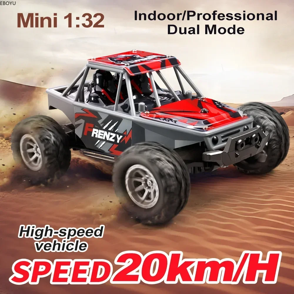 NEW S803 Mini High-Speed 20KM/h RC Car 1:32 2.4G 2CH Radio Remote Control Racing Car with LED Light Drift Car Toys for Kids