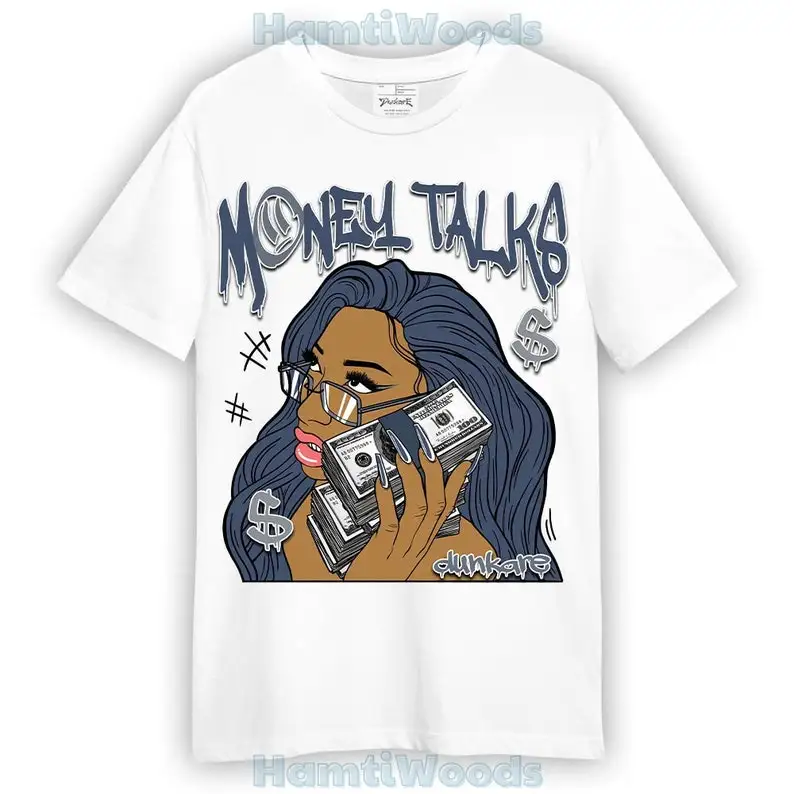 Low Diffused Blue 11s T-Shirt - Money Talks Unique T-Shirt Unisex