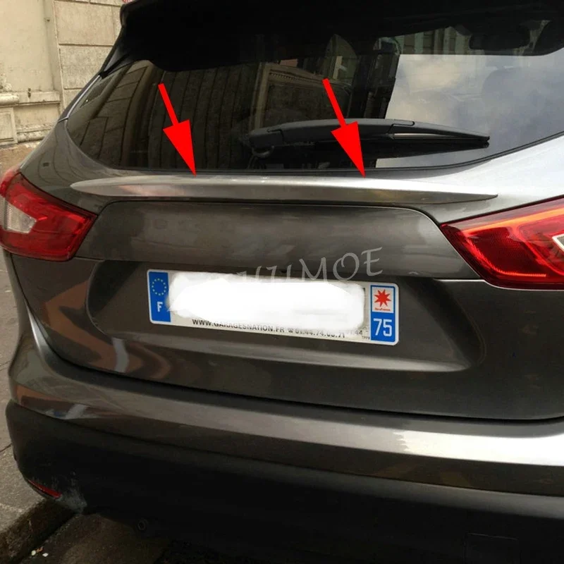 Baule posteriore Portellone Trim Coperchio di Copertura Per Il 2014-2022 Nissan Qashqai J11 Rogue Sport Chrome Accessori Esterni