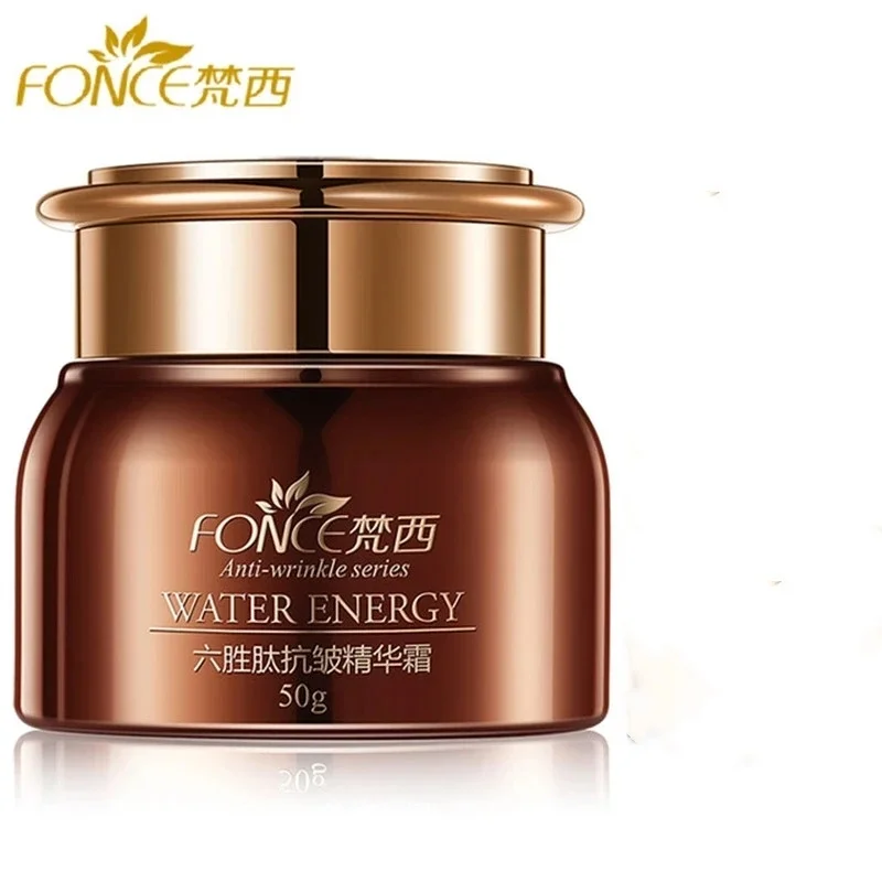 Fonce Korea Anti Aging Wrinkle Remover Face Cream Dry Skin Hydrating Facial Lifting Firming Day Night Cream Peptide Serum 50g