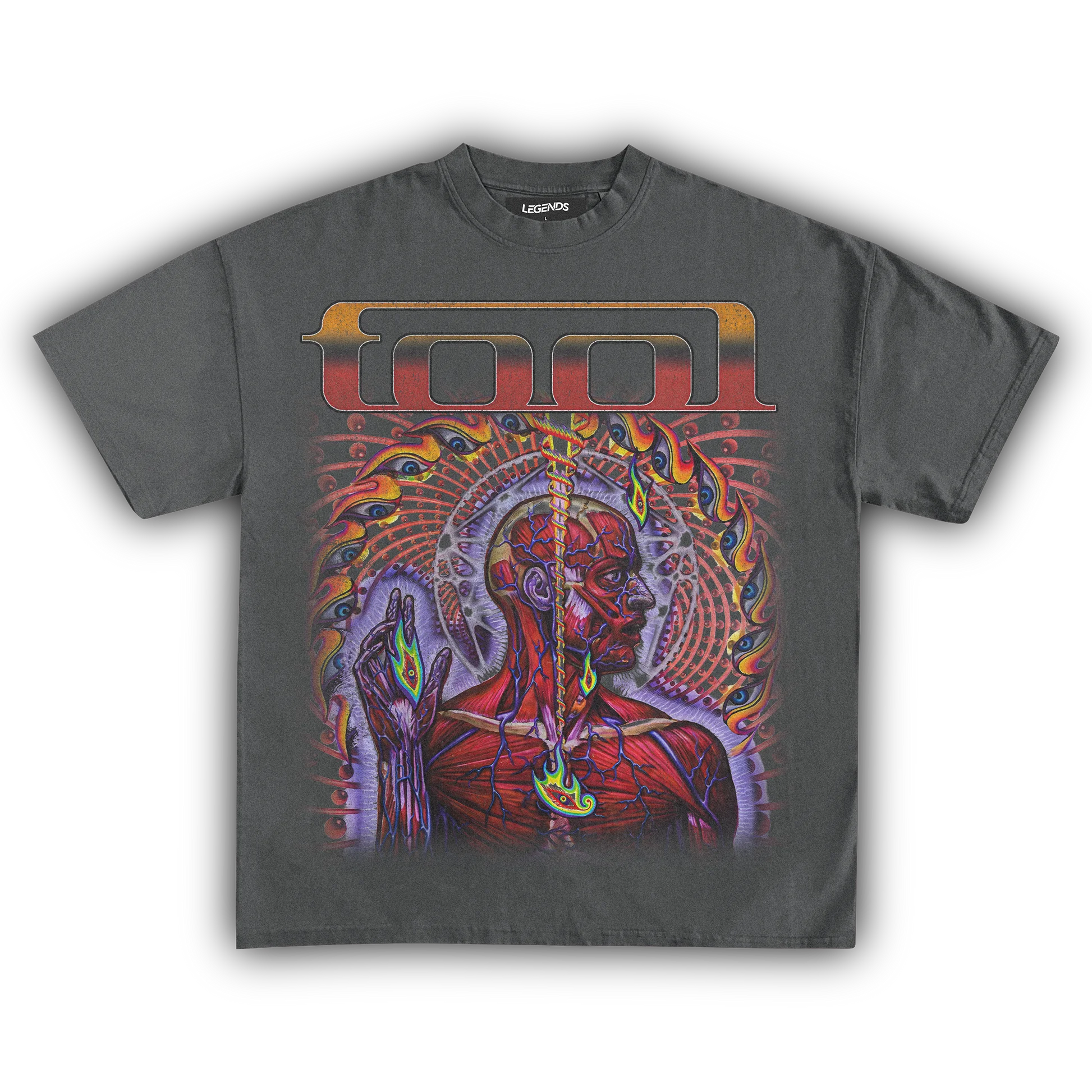 Heavy Metal Band Tool Graphic T-shirt Retro Streetwear Men Women Oversized Y2k Shirts Heavy Cotton Harajuku Female Male Clothing
