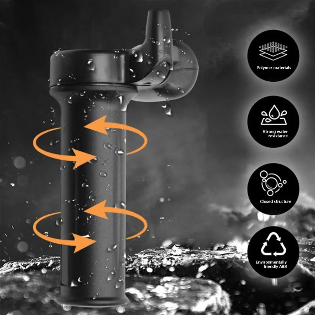 (ABYM) Empuñadura de Acelerador 81X con Bloqueo Sensible para Scooter, Manillar de Acelerador para Scooter Eléctrico, Piezas de Conversión para Batería de Litio