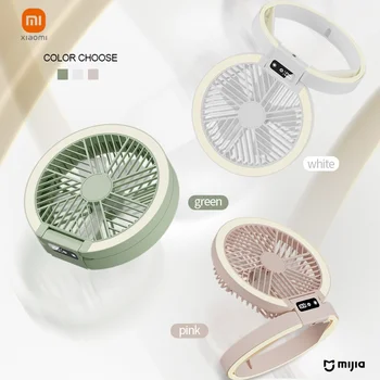 샤오미-다기능 미니 전기 선풍기, 무선, 휴대용, 가정용, 무음, 데스크탑, 천장, 선풍기 쿨러