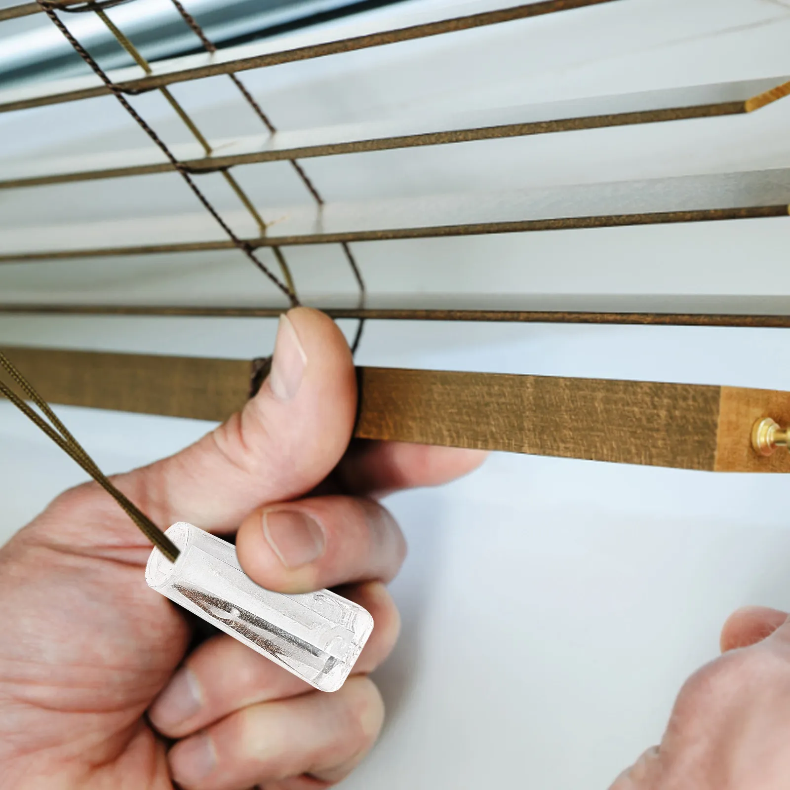 

Набор из 12 сменных ручек-стержней для жалюзи из ПВХ премиум-класса, для вертикальных и горизонтальных оконных жалюзи, для офиса и дома