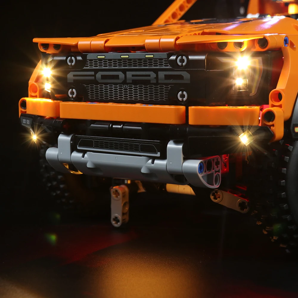 Lazishi Led Light  For 42126 Ford F-150 Raptor Lighting DIY Toys (Not ​Include the Model)