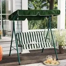 

Porch Swing Awning Replacement UV-resistant Waterproof Swing Canopy Garden Outdoor Hammock Swing Awning Replacement Sunshade