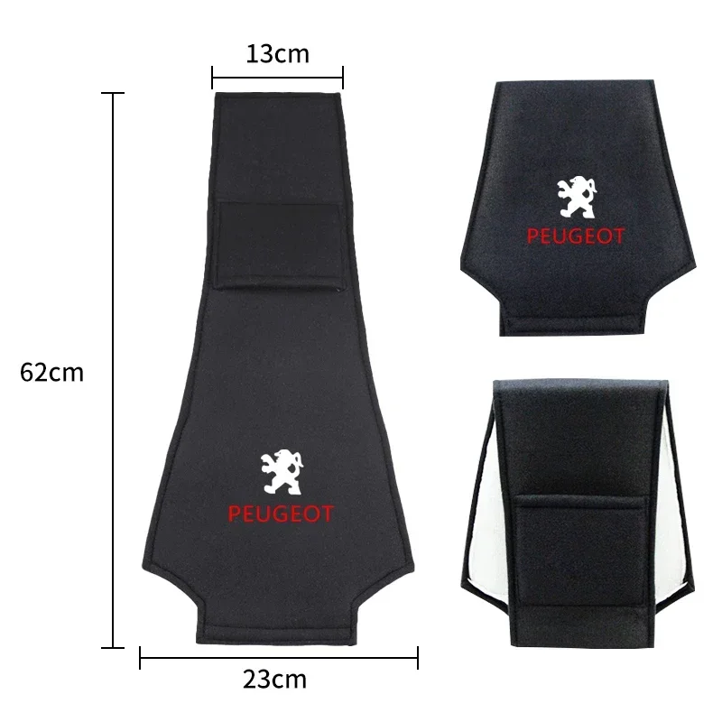 Car Logo Seat Backrest Headrest Cover Pillow Towel For PEUGEOT 106 206 306 406 107 207 307 407 301 308 2008 3008 Accessories