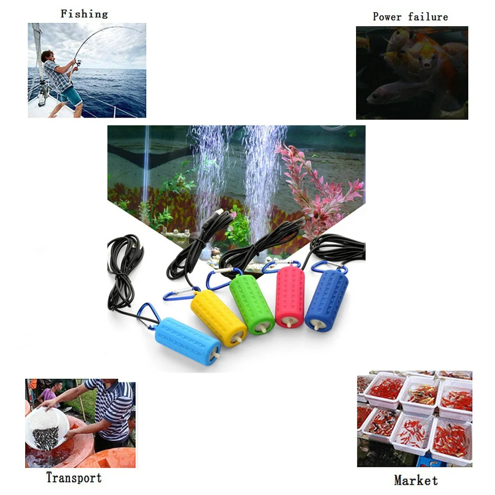 Aquarium Air Pump Small USB Aquarium Fish Tank Oxygen Portable Air Pump Motor Energy Saving Supplies Accessories 4