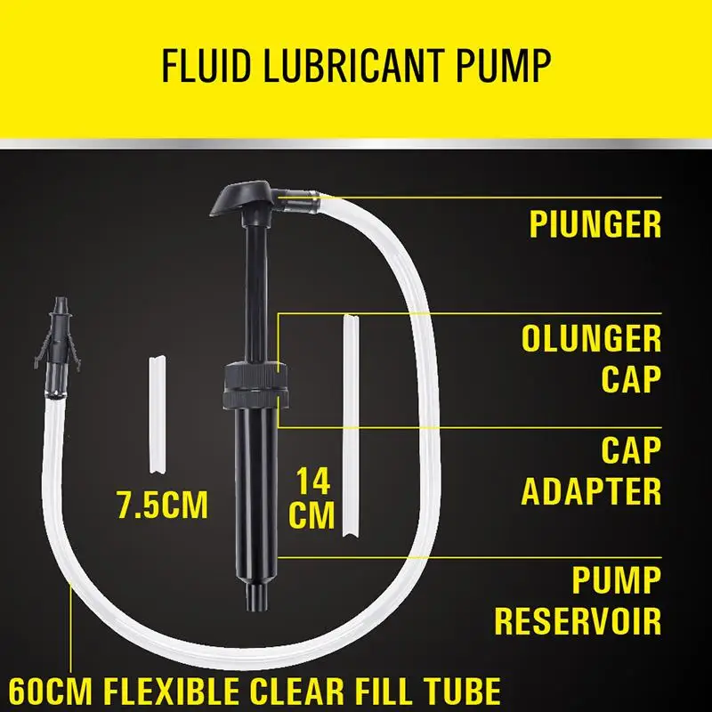 New 1 Set Transmission Fluid Pump Gear Oil Pump Lubricant Fluid Transfer Pump For Gallon Bottles & Wide Mouth Quart Bottles