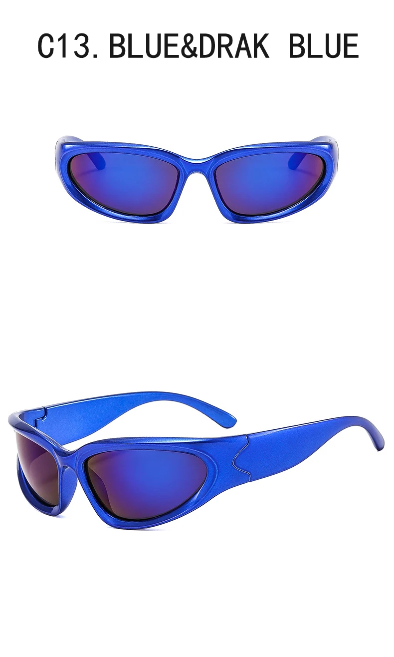 Steampunk Mode Goggle Frauen Sonnenbrille Weibliche Männer Punk Sonnenbrille Vintage Shades Brillen Dame Reiten Brillen UV400 – Detail 26