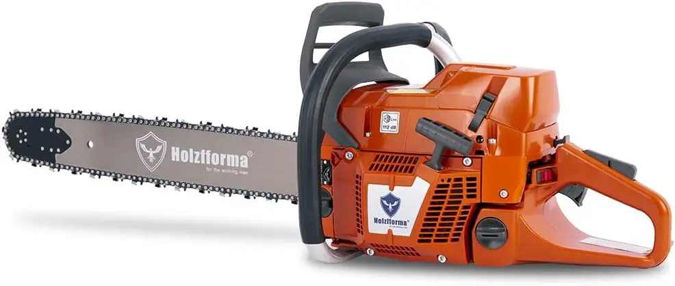 Holzfforma Gasoline Chain Saw Power Head, Guia Bar e Saw Wrap, 50mm Bore, 4,5 kW, 28in, 92Dl, 3/8 in. 058 dentro, 71CC, G372