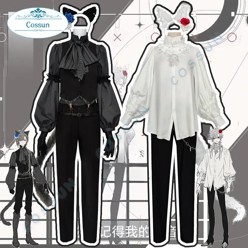 

COSSUN Vtuber Nijisanji Kuzuha Kanakana Косплей Костюм Хэллоуин YouTuber Одежда Женский Новый Костюм Униформа Рубашка Брюки Хвост