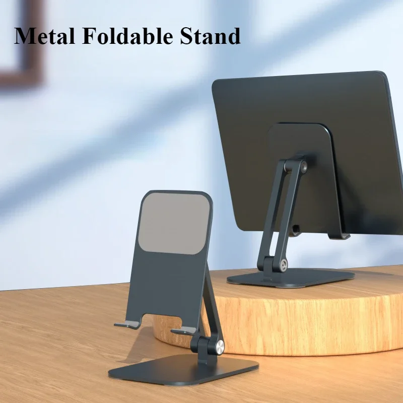 

Foldable Phone Holder Bracket For iPhone iPad Samsung Tablet Flexible Folding Lazy Desktop Adjustable Live Smartphone