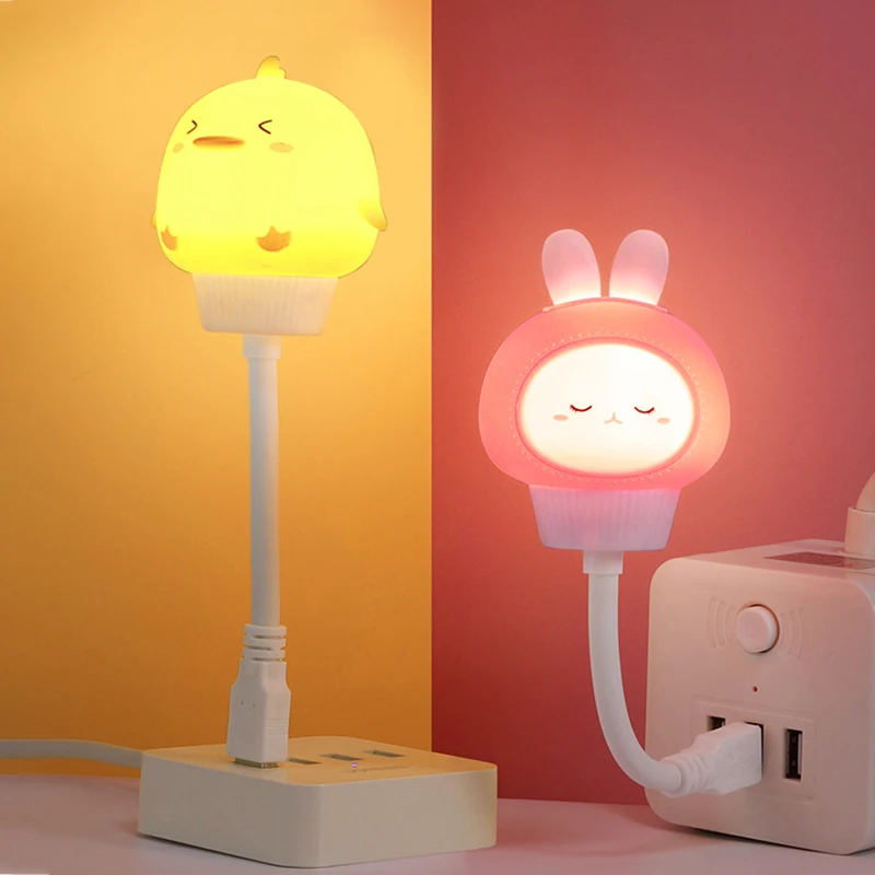 

GGBingo USB LED Night Light Bedside Cute Side Lamp Rechargeable Reading Light for Bedroom Decor