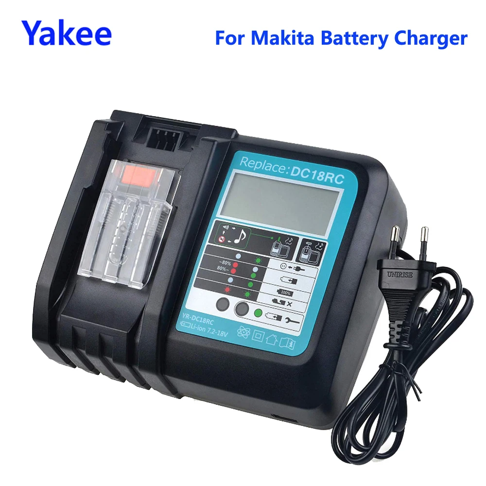 Battery Charger 18V For Makita Battery BL1830  BL1430 BL1840 1850 1860 1890 14.4v 18v 3A 6.5A Electric Power Tool Charger