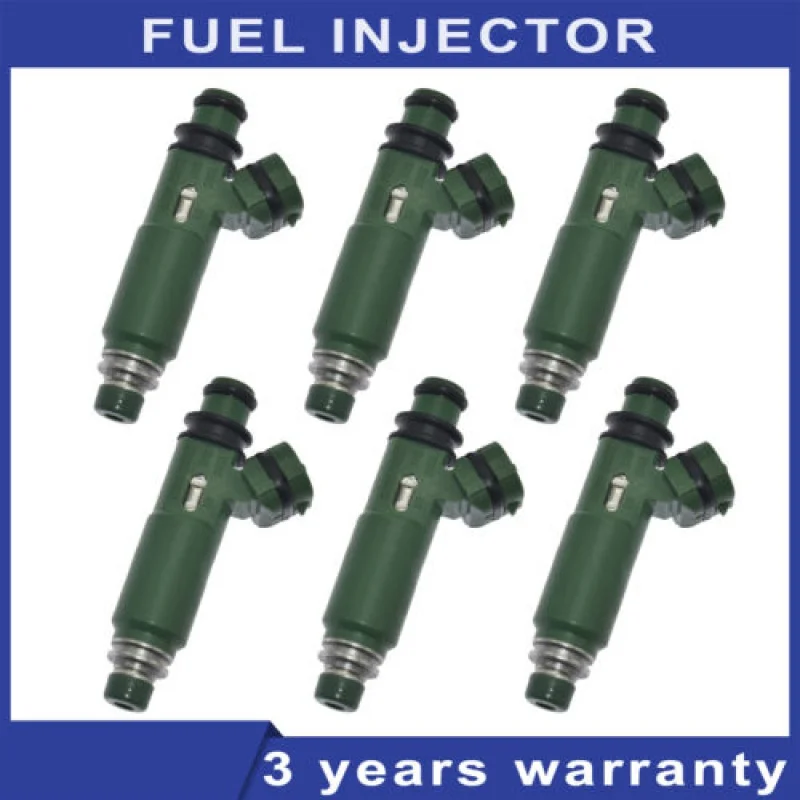 6 NEW FUEL INJECTORS 23250-66010 FOR LANDCRUISER LX450 4.5L V6