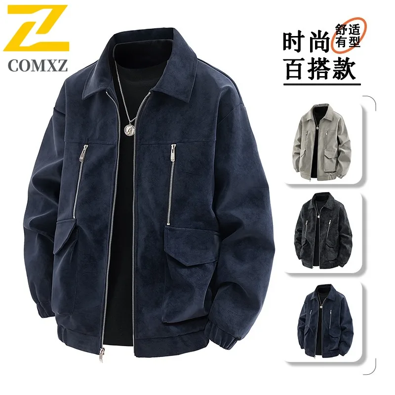 

COMXZ Men Coat Versatile Lightweight Comfortable Travel Camping Minimalist Outdoor Walking Outerwear High Quality Daily Jackets
