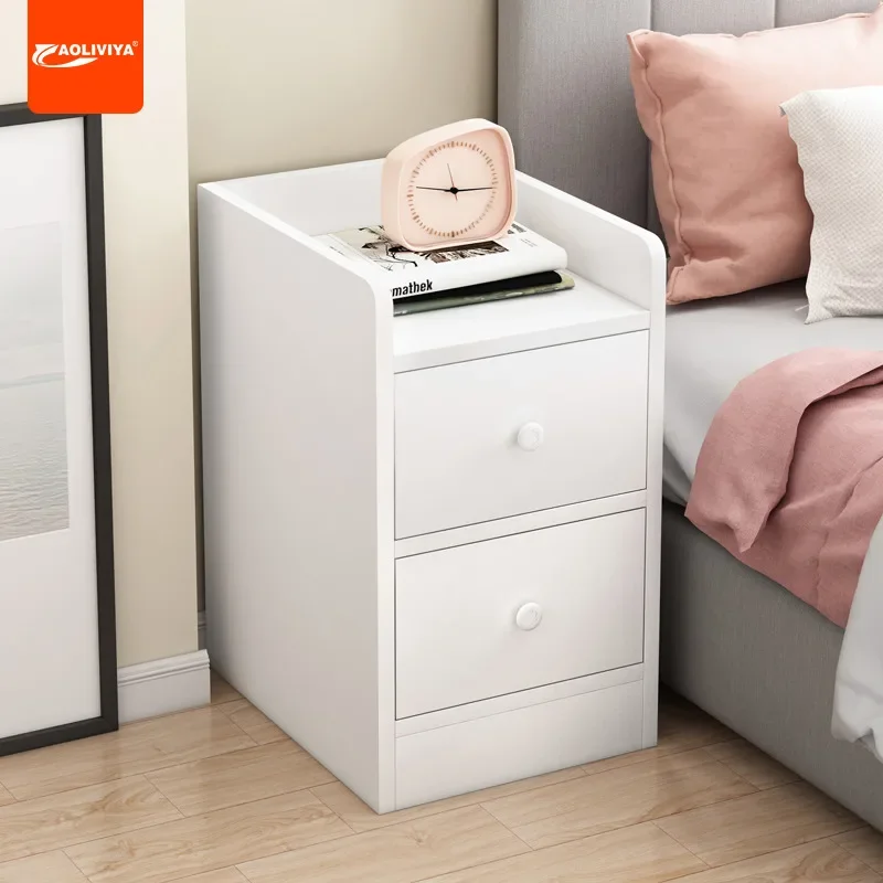 

Aoliviya Simple Modern Home Bedside Table Simple Drawer-Style Bedroom Storage Small Cabinet Locker Retro Style Chest of Drawers