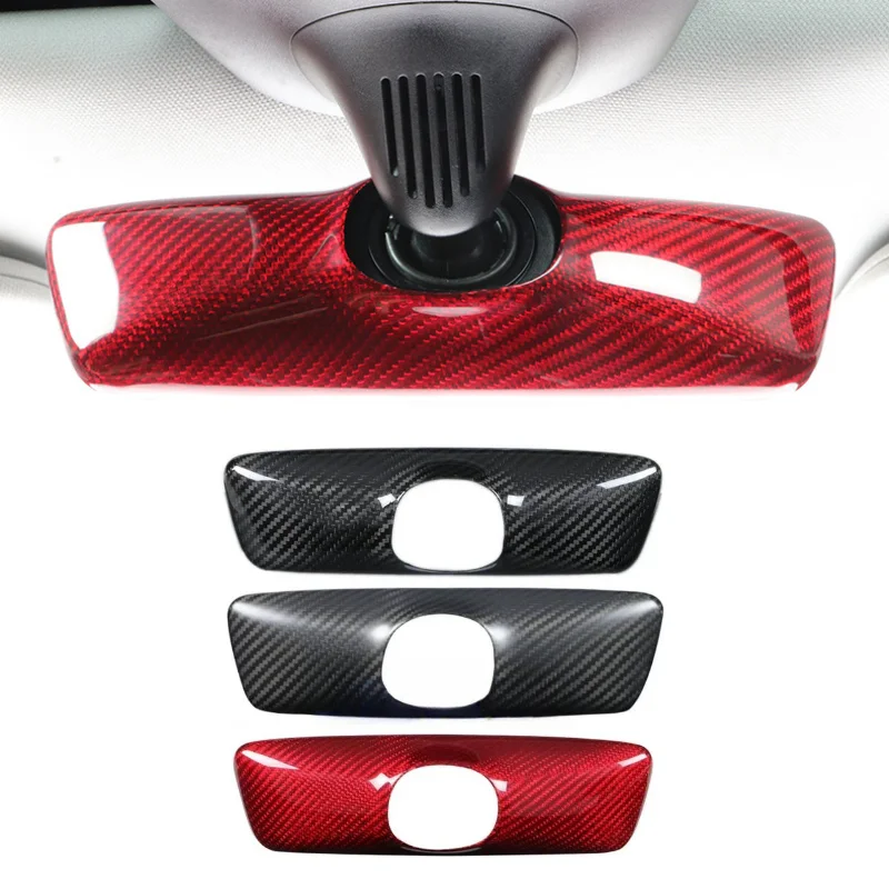 Rearview Mirror Cover for Tesla Model Y/3/3+ Highland 2024 3K240G Real Carbon Fiber Rear View Mirror Shell Car Accessories Decor