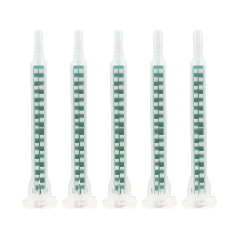 250pcs Epoxy Mixing Nozzle, Static Mixing Nozzle Head, Mixing Tube, Suitable for AB Glue Gun Applicator Static Mixer