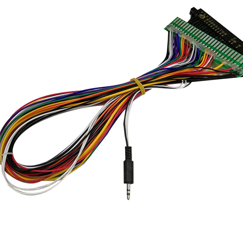 Abnp 28pin jamma cabo de extensão máquina jogo arcade jamma arnês conectores dedo ouro para peças jogo arcade moeda operador