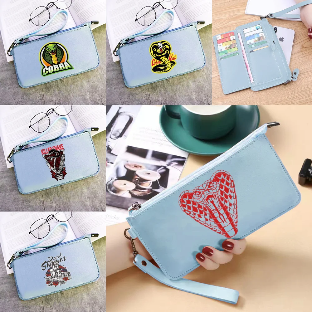 

Cobra Pattern Outdoor Coin Purse New Long Zipper Wallet Large Capacity Multi-card Bag Stylish Lightweight Multifunctional Wallet