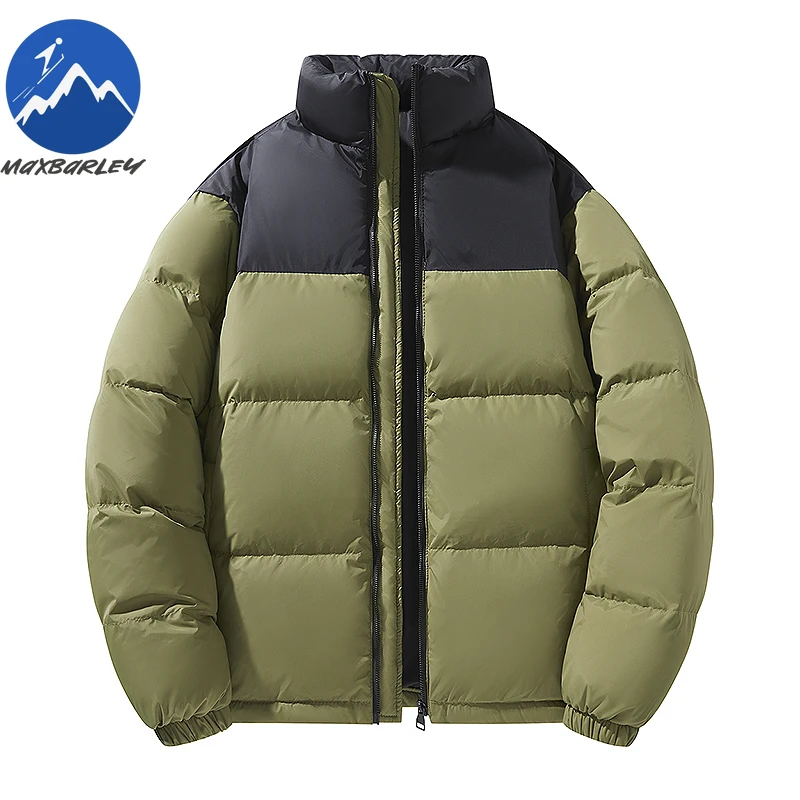

High Quality Down Jacket Stand Collar Outdoor Adventure Windproof Durable Down Coats Men Lightweight Comfort Winter Ski Jackets