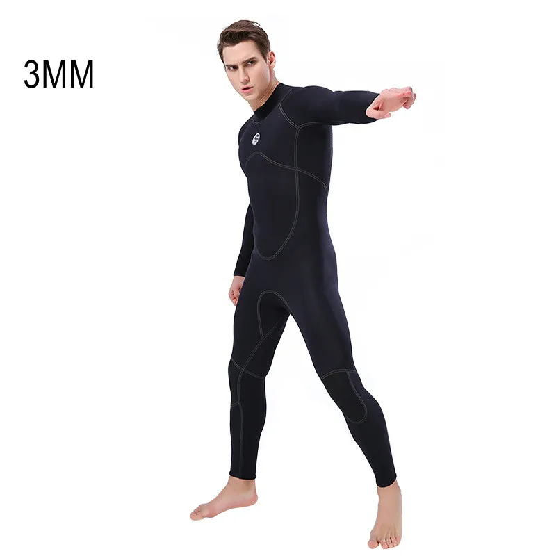 

3MM Men Scuba Full Body Keep Warm UnderWater Hunting Spearfishing Kayaking Swim WetSuit Neoprene Snorkeling Drifting Diving Suit