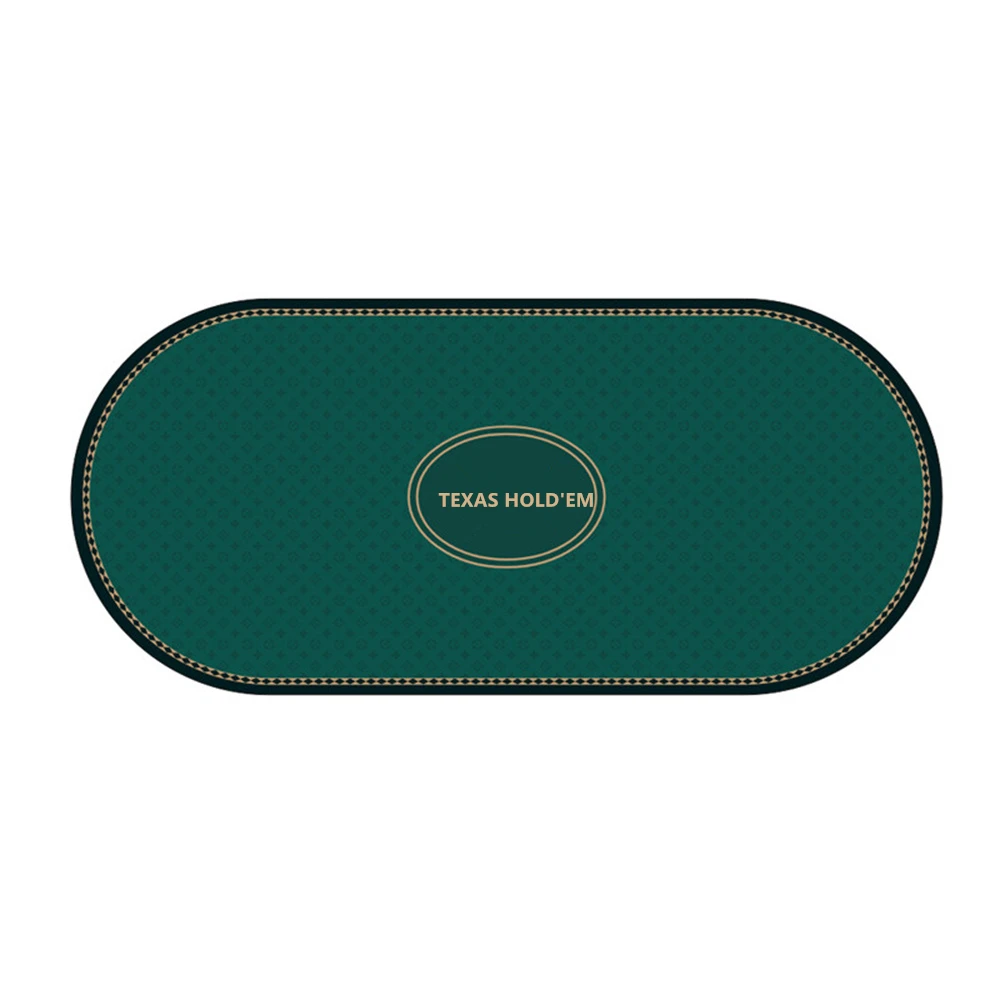 

Профессиональный большой резиновый коврик для покера Texas Hold'em, противоскользящий, для казино и вечеринок, аксессуар для игры в покер