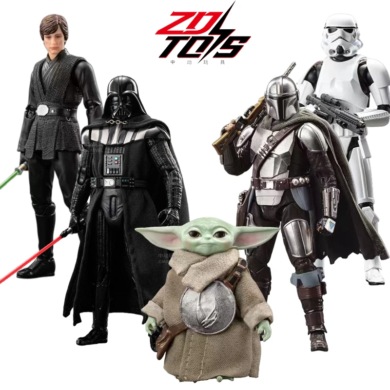 zdtds-スターウォーズ-マンダロリアン-ディン・ジャリン-ダース・ベイダー-グローグ-ストームトルーパー-ルーク・スカイウォーカー-アクションフィギュア-関節可動玩具モデル-ギフト